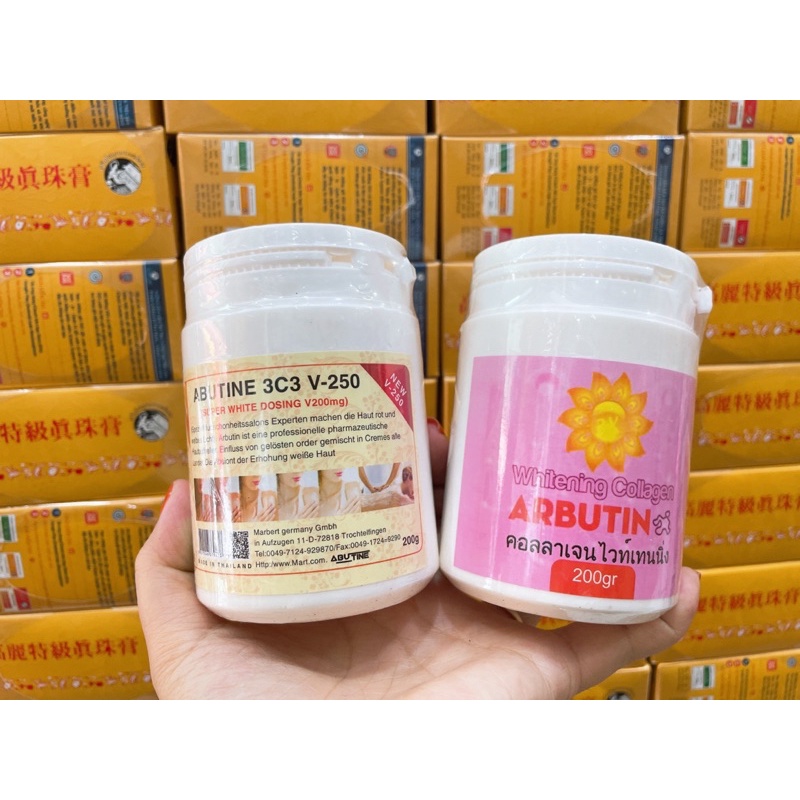 hũ kích trắng ARBUTIN 200gr